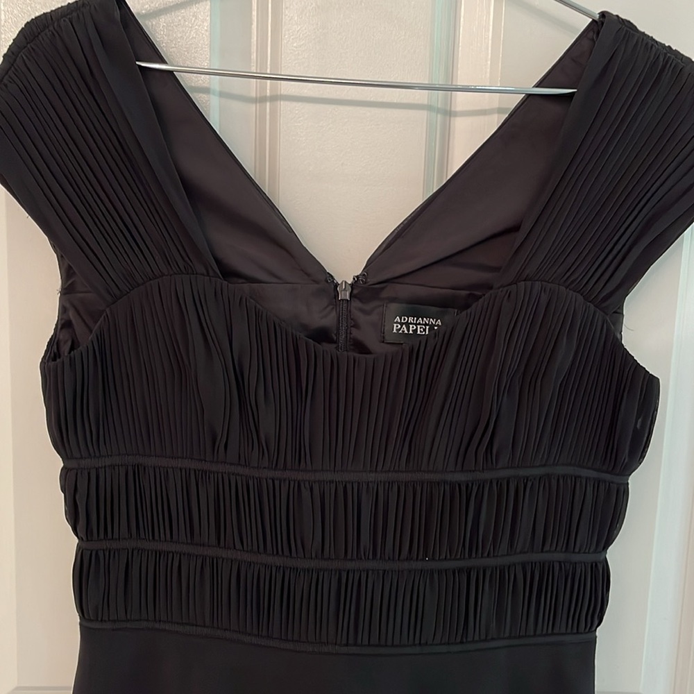 Adrianna Papel black elegant dress.